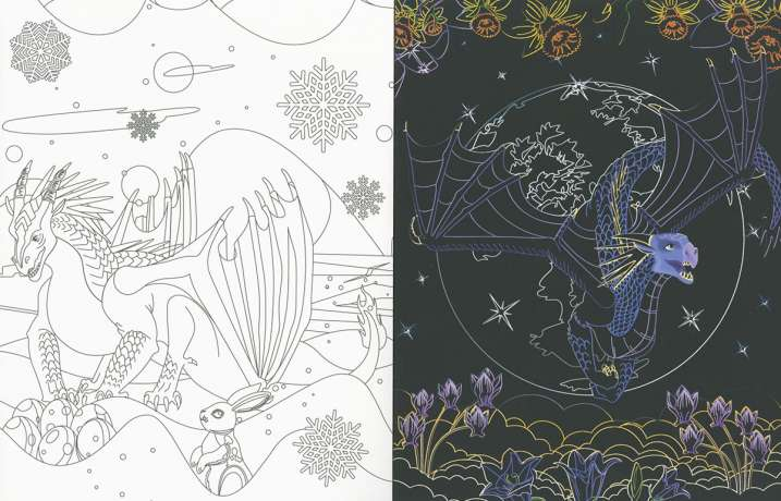 Dibujos para Colorear y Raspar -Dragones- Susaeta Ediciones