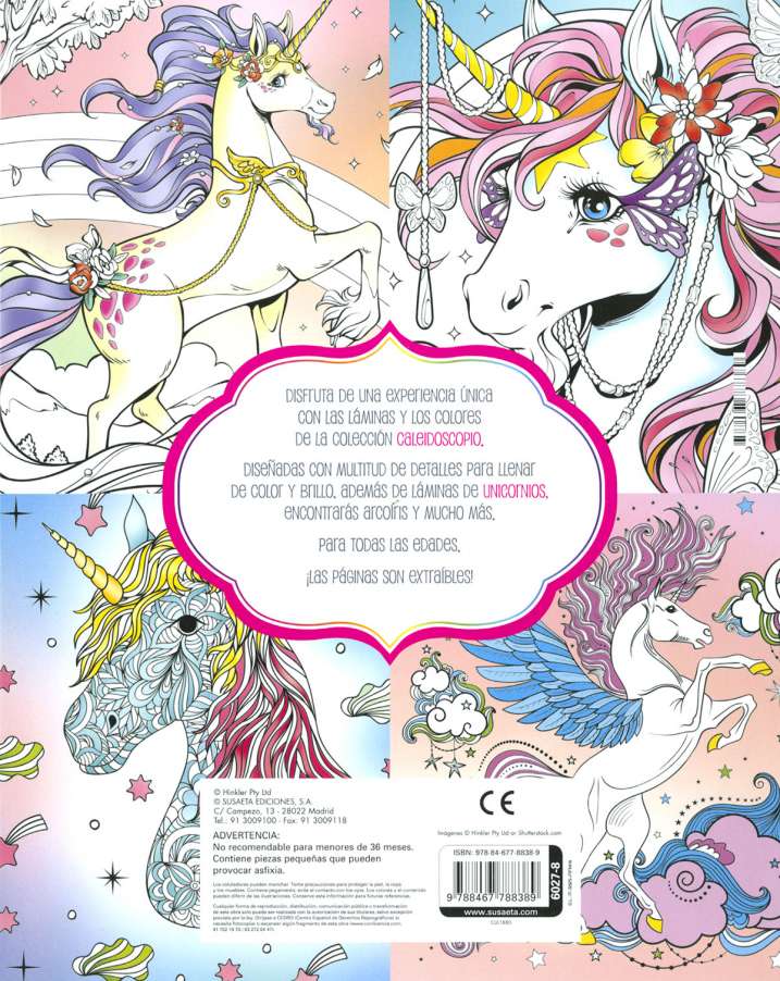 Unicornios Arcoiris -Susaeta Ediciones