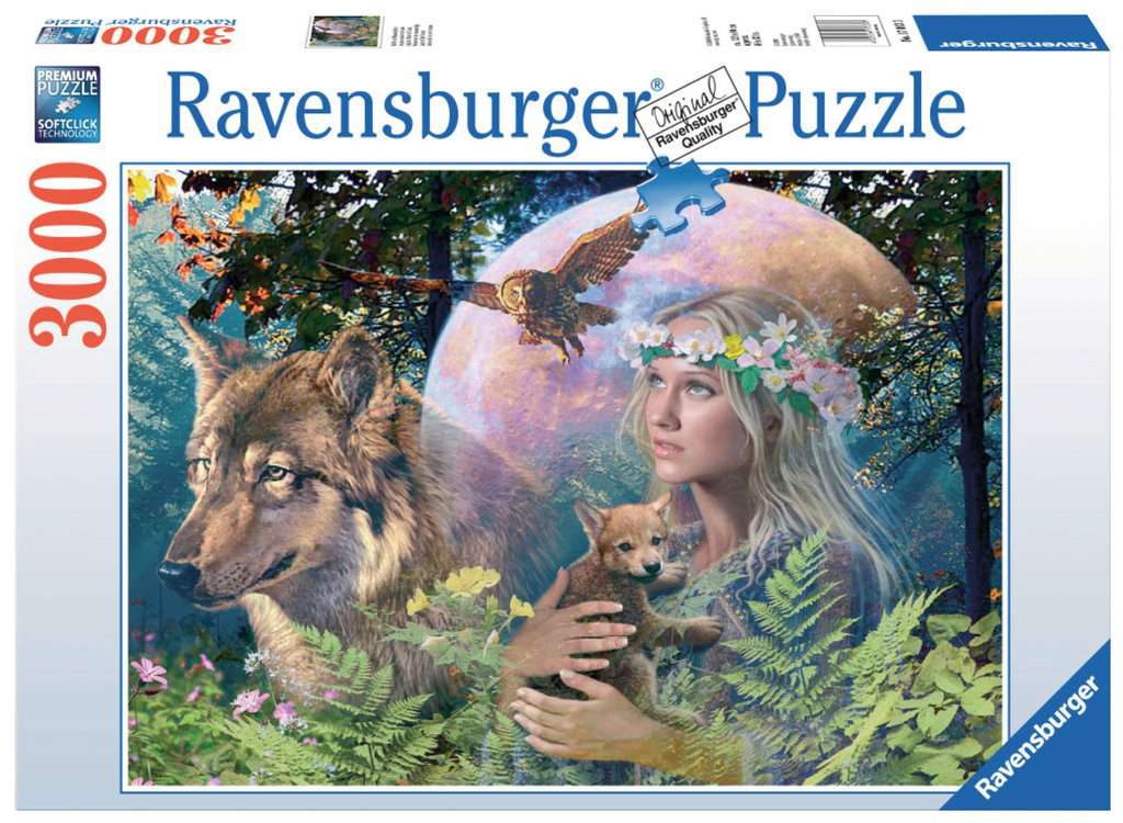 Puzzle 3000 piezas -La Niña y El Lobo- Ravensburger