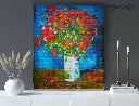 Pintar con Diamantes -Jarrón con Amapolas, Van Gogh- Bastidor 40 x 50 cm. Figured´Art