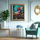 Pintar con Diamantes -Ninfa y Mariposas- Bastidor 40 x 50 cm. Figured´Art