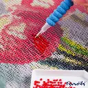 Pintar con Diamantes -Tucán Tropical- Bastidor 25 x 25 cm. Figured´Art