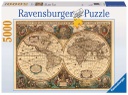 Puzzle 5000 piezas -Antiguo Mapamundi- Ravensburger