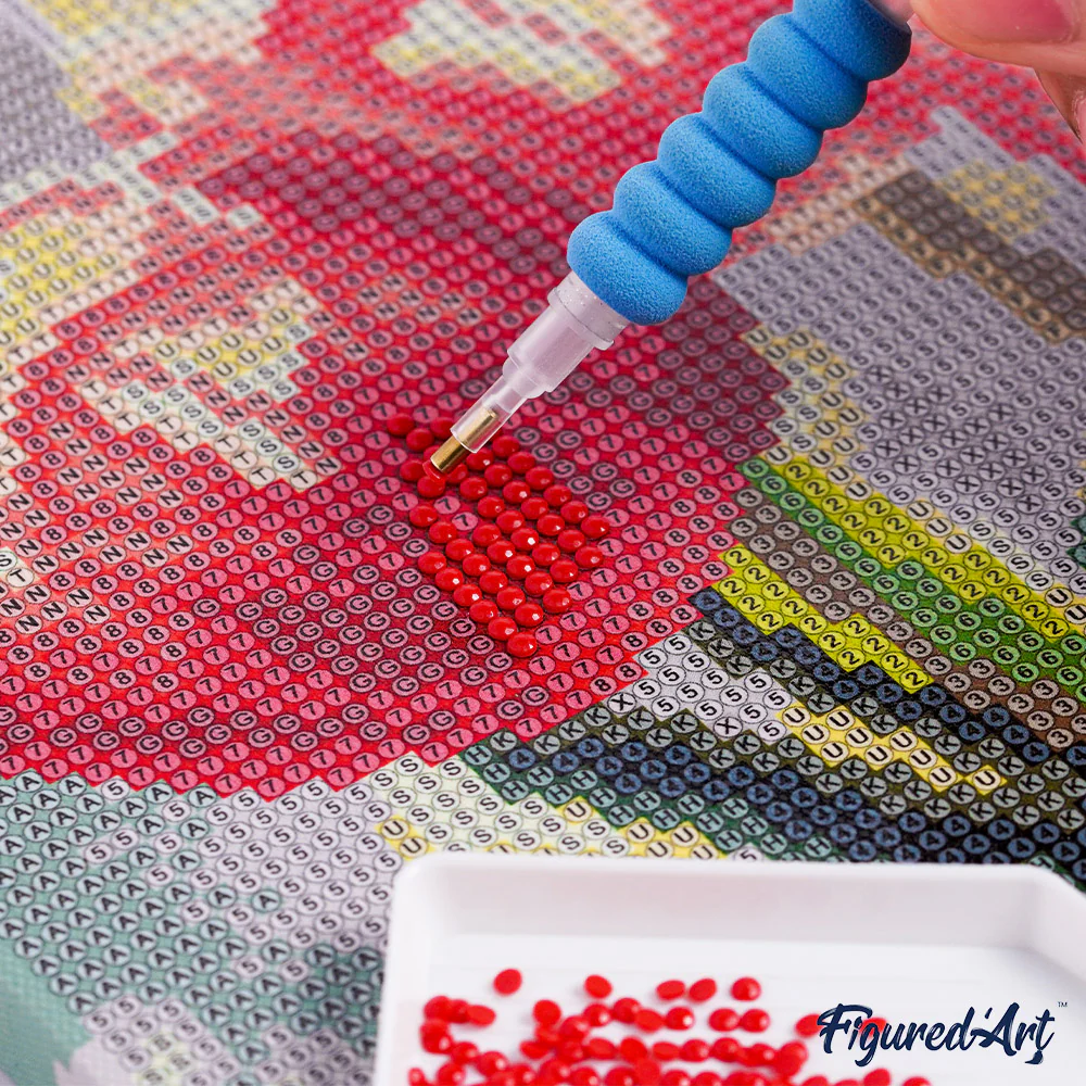 Pintar con Diamantes -Hada Pequeña- Bastidor 25 x 25 cm. Figured´Art