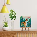 Pintar Por Números -Tibre de Bengala- Bastidor 20 x 20 cm. Figured´Art
