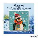 Pintar Por Números -Pingüino Feliz- Bastidor 20 x 20 cm. Figured´Art