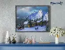 Pintar Por Números -Navidad en los Alpes- Bastidor 40 x 50 cm. Figured´Art