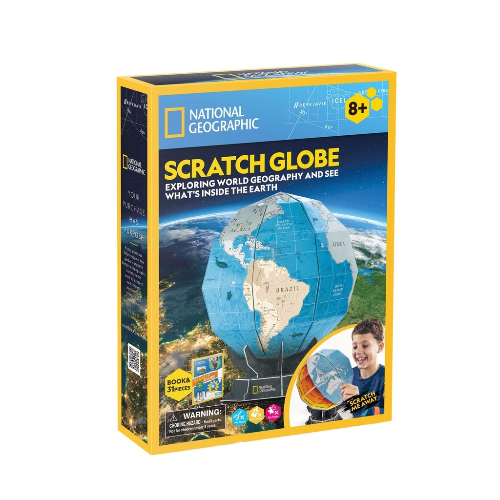 Set Puzzle 3D -Globo Terráqueo- National Geographic