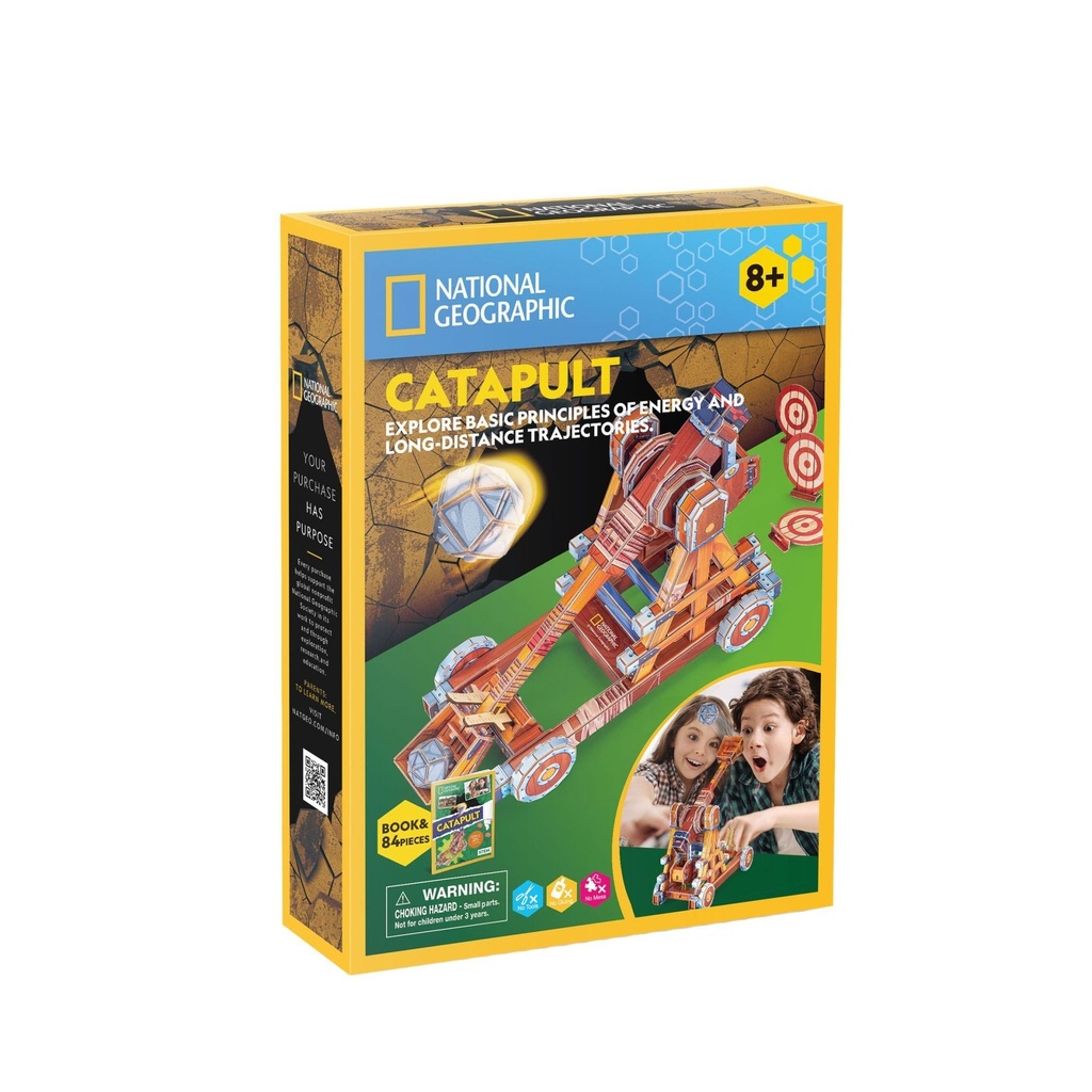 Set Puzzle 3D -Catapulta- National Geographic