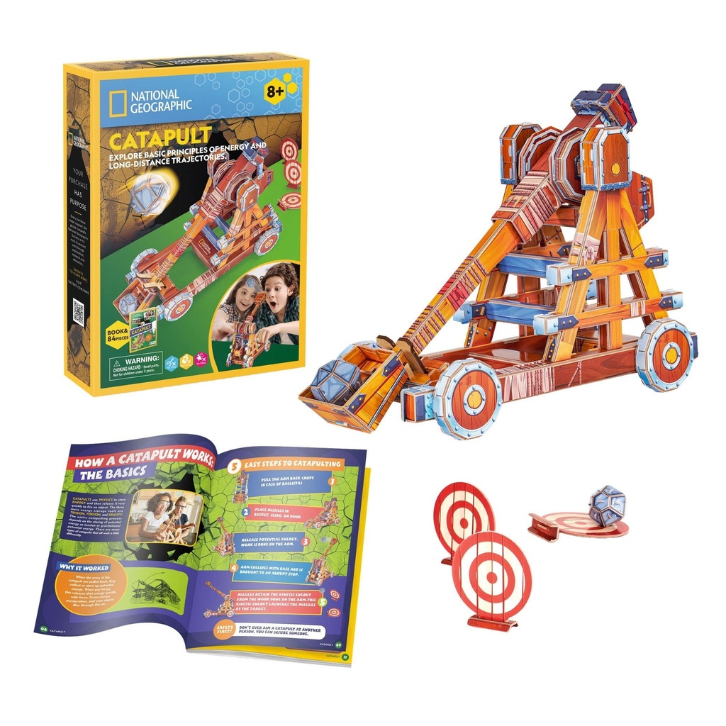 Set Puzzle 3D -Catapulta- National Geographic