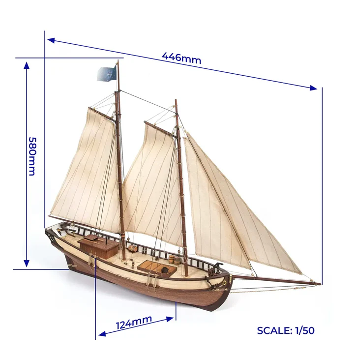 Kit Barco -Polaris- Escala 1/50 Occre