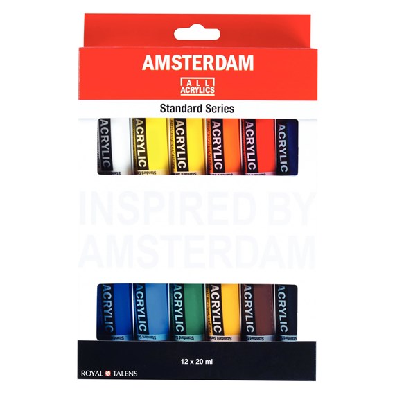 Acrílico Amsterdam Estuche 12x20 ml. Talens