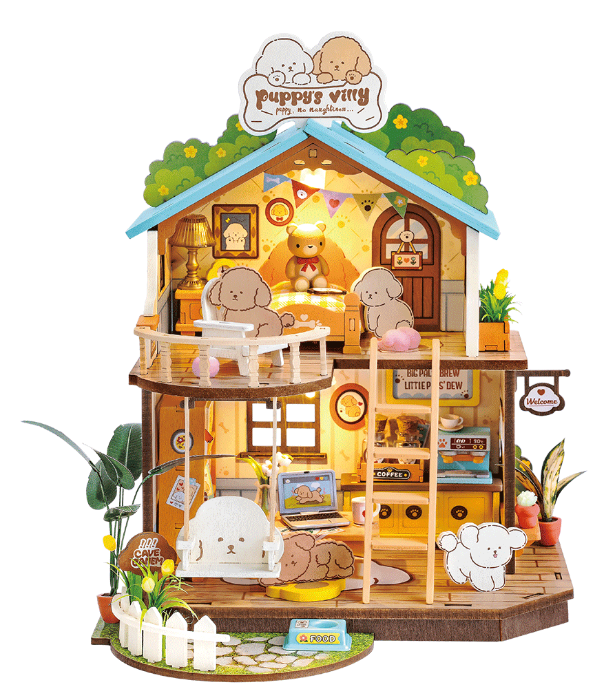 Kit -Puppy´s Cozy Villa- Rolife Robotime