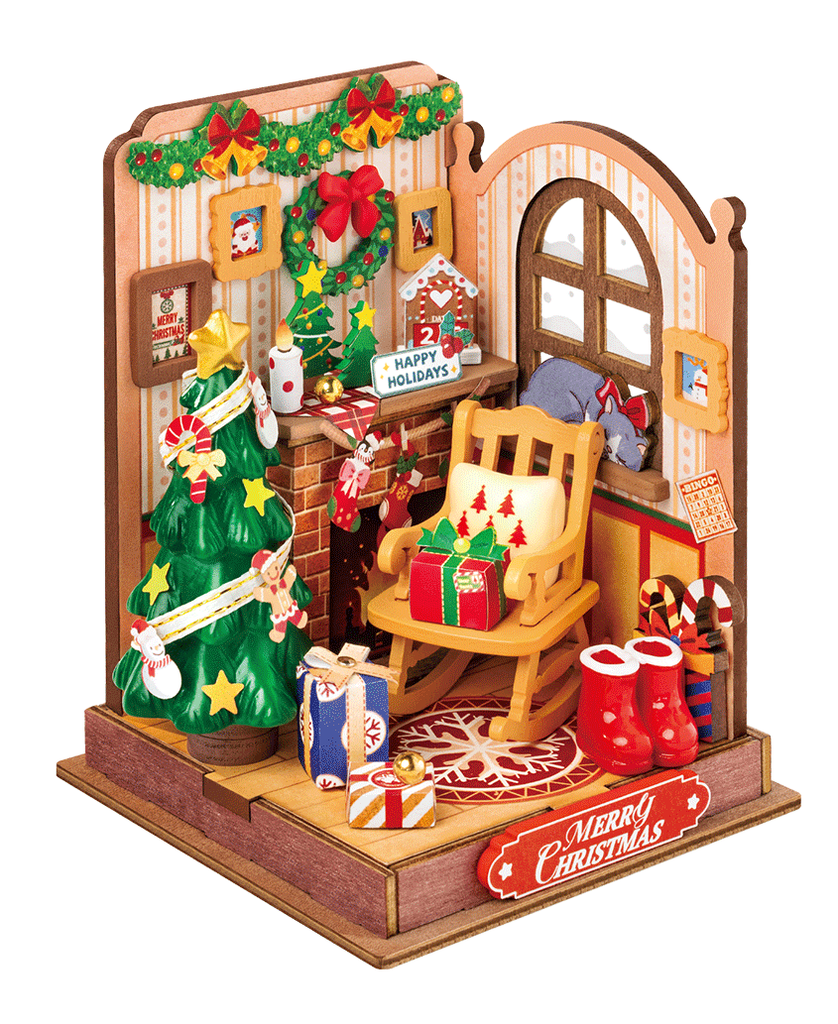 Kit -Christmas Fireplace- Rolife Robotime