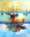 Pintar Por Números -Mar Calmado- Bastidor 40 x 50 cm. Figured´Art