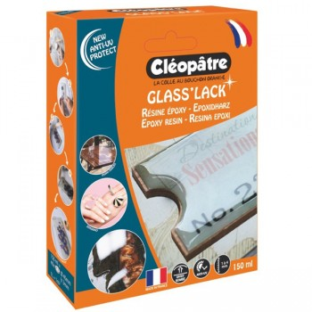 Resina -Glass Lack- Kit (150 ml.) Cleopatre