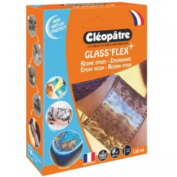Resina -Glass Flex- Resina Flexible Kit (130 ml.) Cleopatre