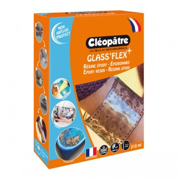 Resina -Glass Flex- Resina Flexible Kit (210 ml.) Cleopatre
