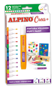 Estuche Crea+ Pintura 3D (12 tubos)  Alpino