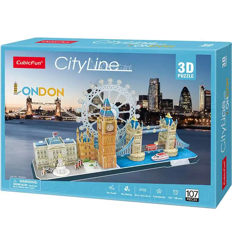 Set Construcción -Londres- Cubic Fun 3D -City Line