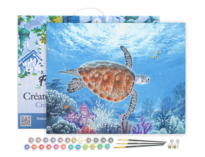 Pintar Por Números -Tortuga- Bastidor 40 x 50 cm. Figured´Art