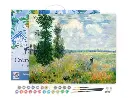 Pintar Por Números -Campo de Amapolas, Monet- Bastidor 40 x 50 cm. Figured´Art