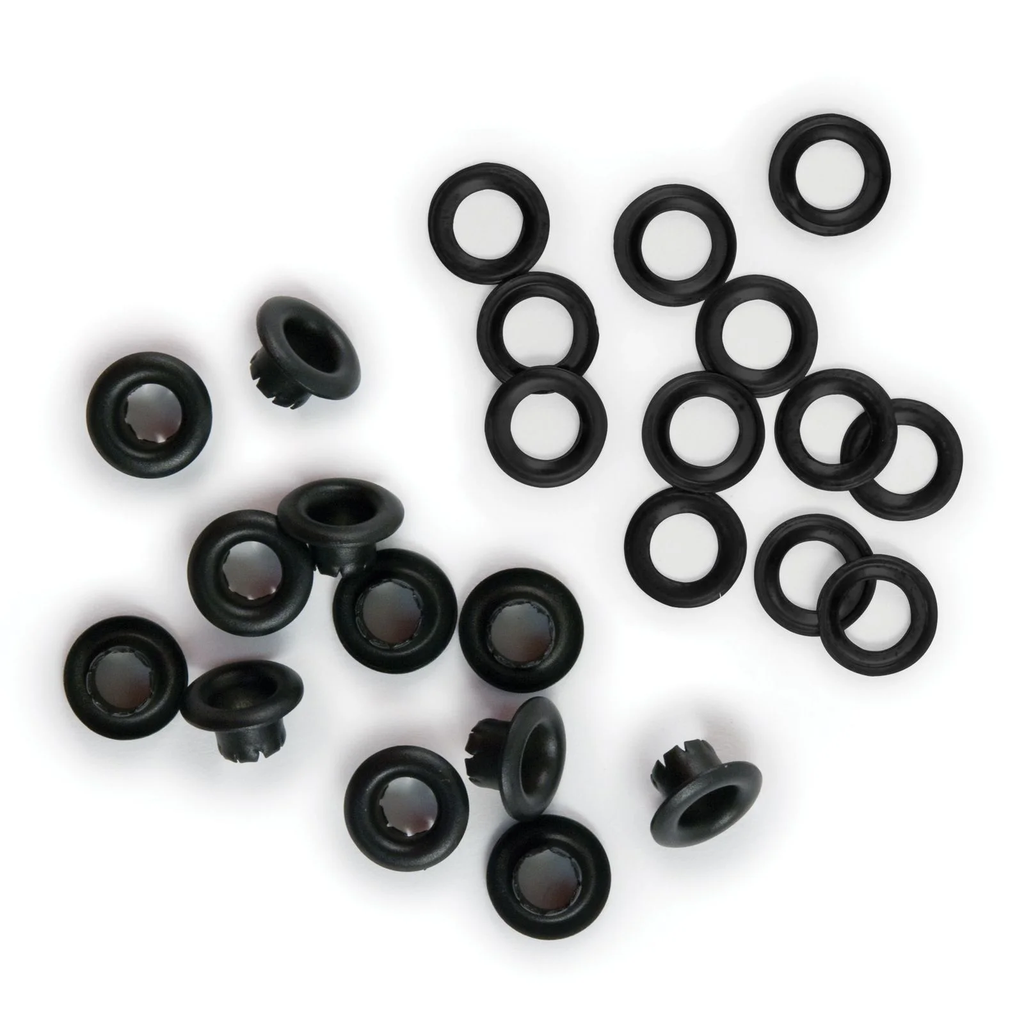 Ojetes Metal Lacado Negro (70 pzs.) We R Memory Keepers