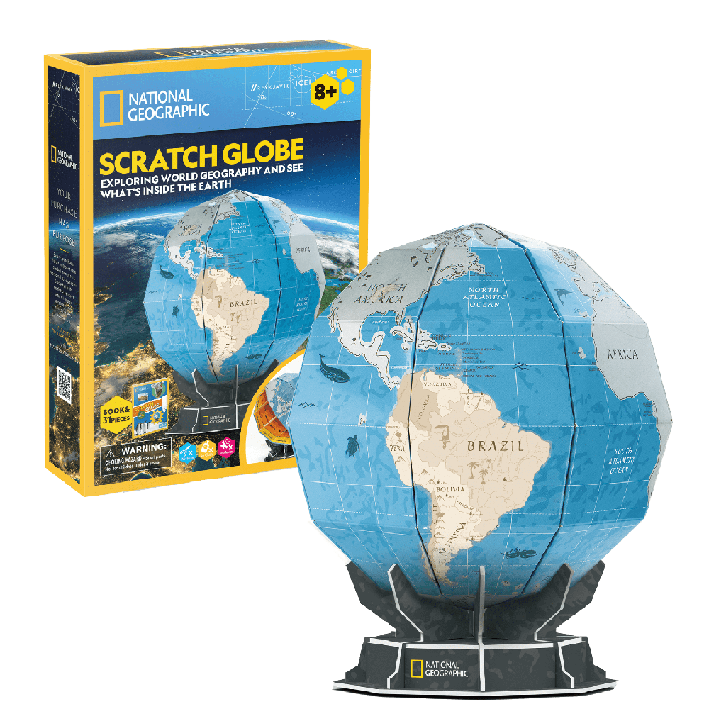 Set Puzzle 3D -Globo Terráqueo- National Geographic