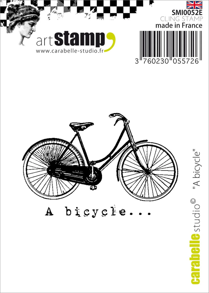 Sello Acrílico -A Bicicle- Carabelle Studio