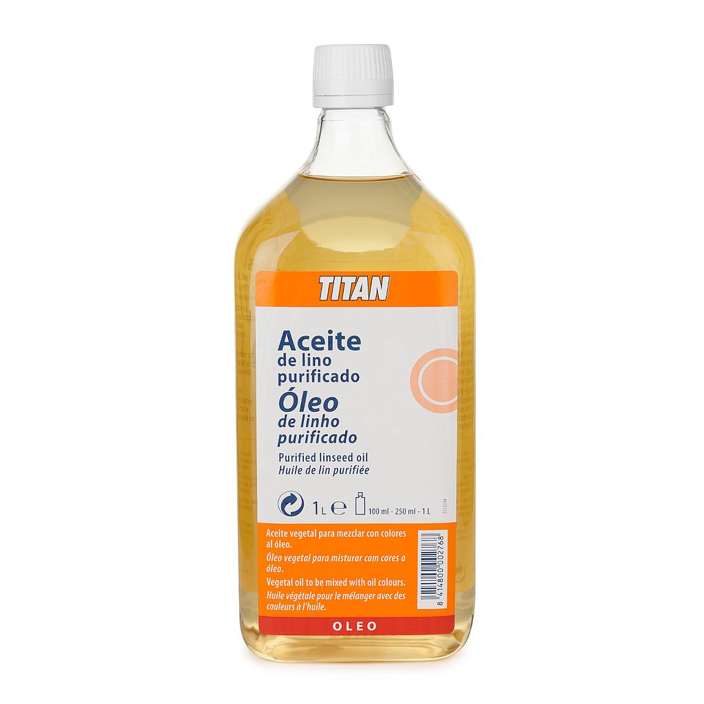Aceite de Lino Purificado (1000 ml.) Titán