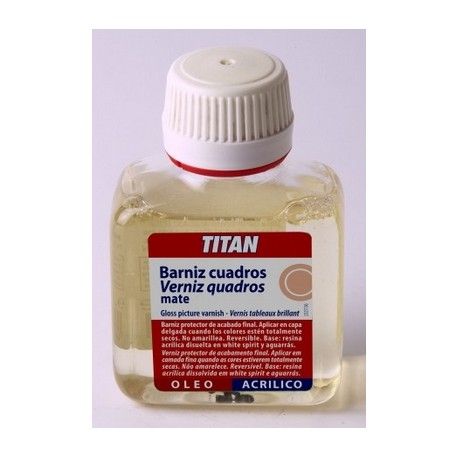 Barniz Cuadros Mate Opal (100 ml.) Titán