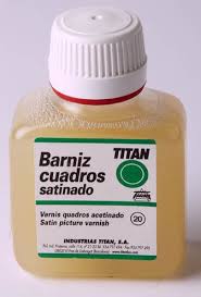 Barniz Cuadros Satinado (100 ml.) Titán