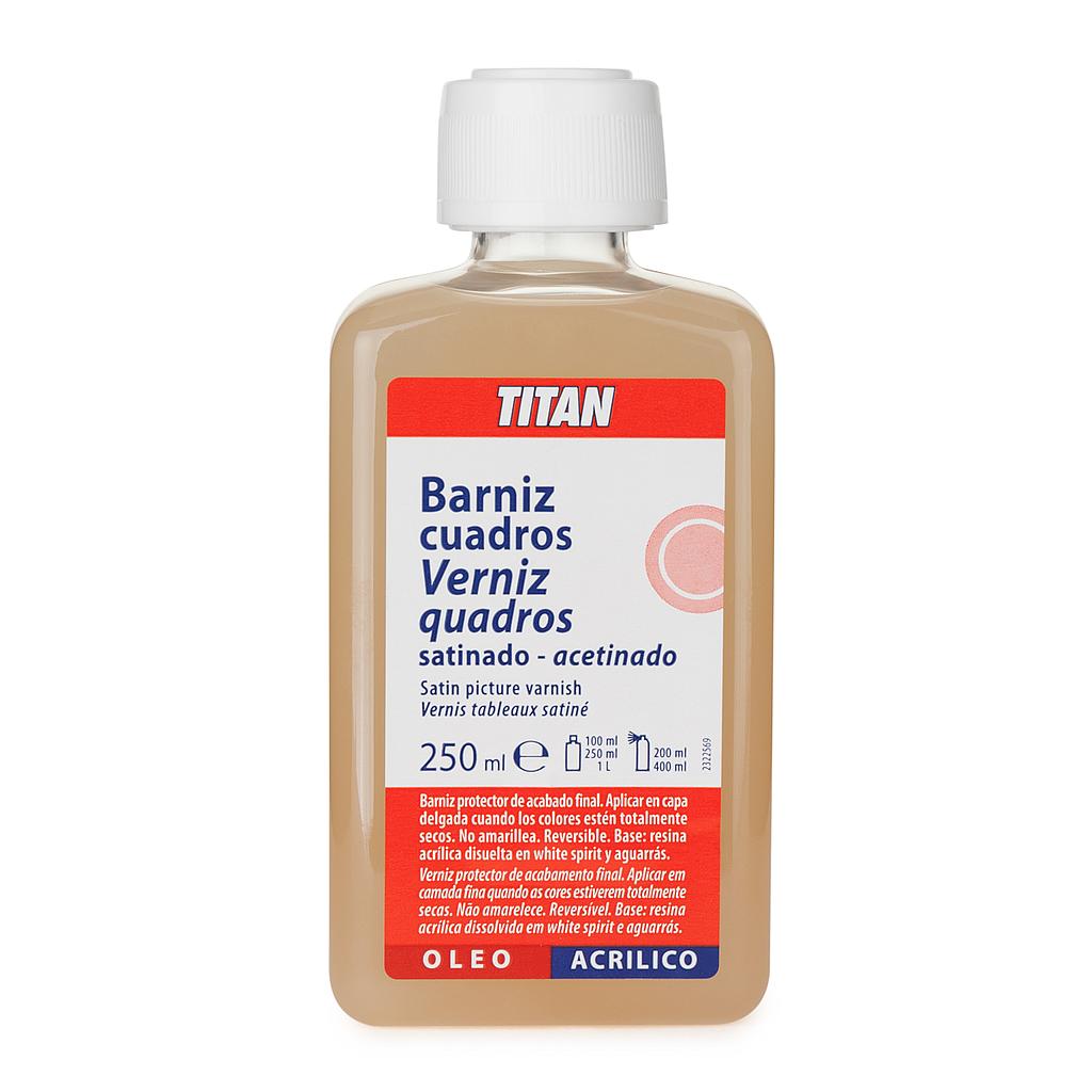 Barniz Cuadros Satinado (250 ml.) Titán