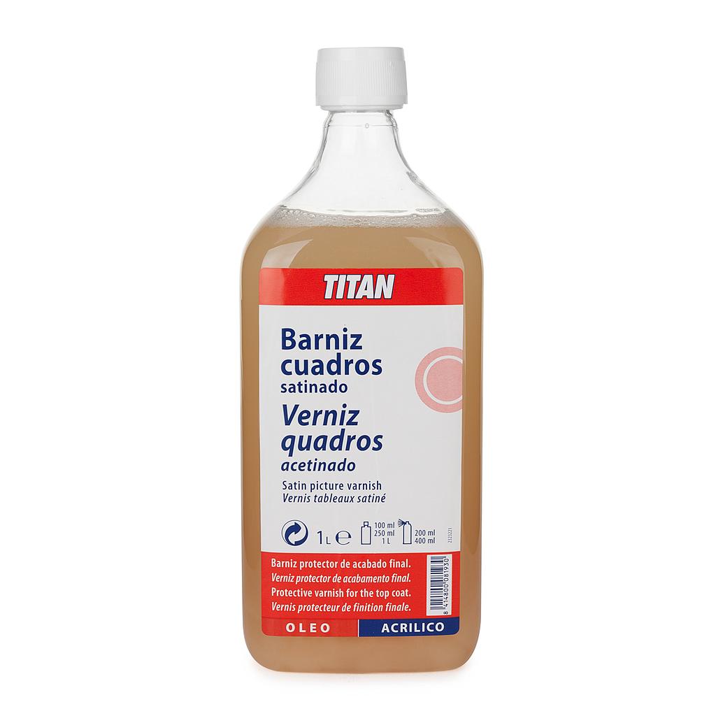 Barniz Cuadros Satinado (1000 ml.) Titán