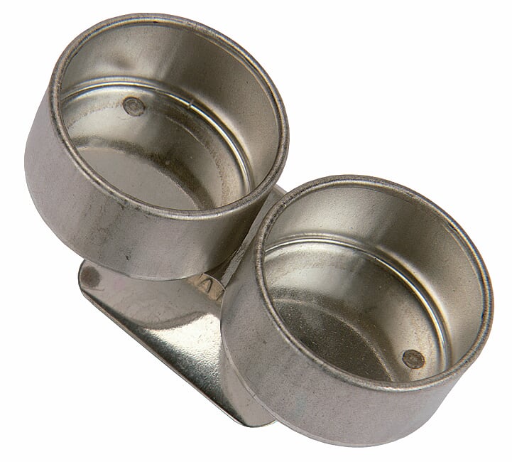 Aceitera Doble Tapa Metal 40 mm.