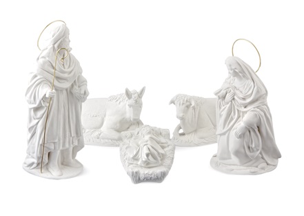 Figuras Nacimiento 26 cm. (5 pzs.) Escayola