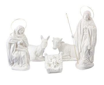 Figuras Nacimiento Hebreo 23 cm. (5 pzs.) Escayola