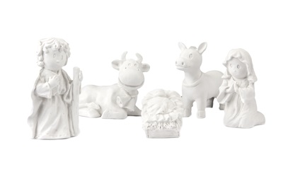 Figuras Nacimiento Infantil 12 cm. (5 pzs.) Escayola