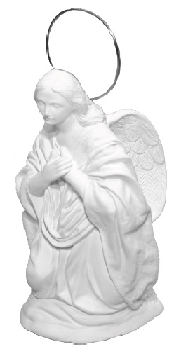Angel de Rodillas 18 cm. Escayola