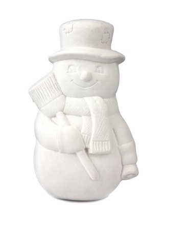 Muñeco Nieve 14 cm. para Colgar Escayola
