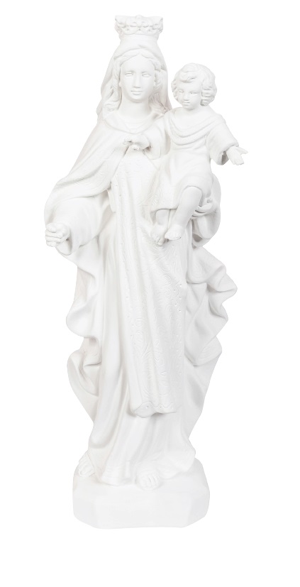 Virgen del Carmen 47 cm. Escayola