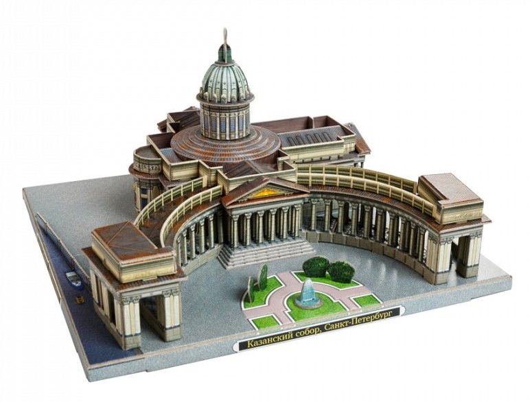 Kit Construcción -Catedral Ntra. Señora de Kazan, San Petersburgo- Clever Paper