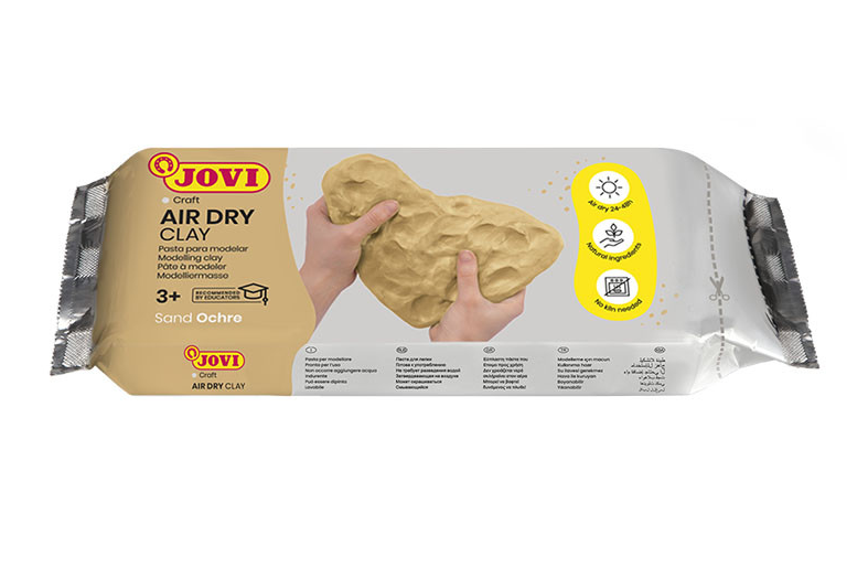 Pasta de Modelar Ocre Air Dry Clay 250 gr. Jovi