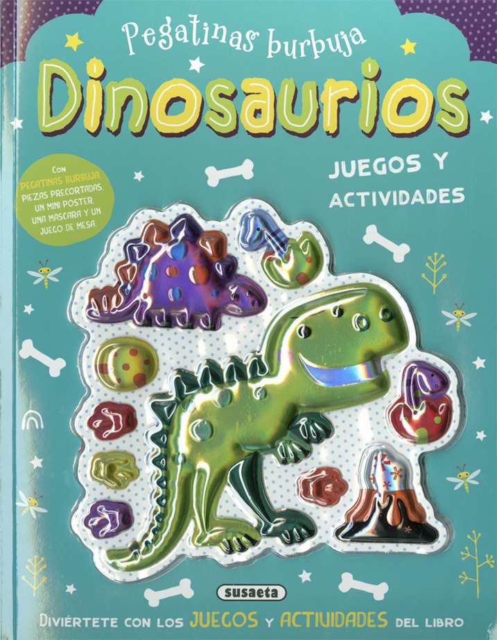 Pegatinas Burbuja: Dinosaurios - Editorial Susaeta