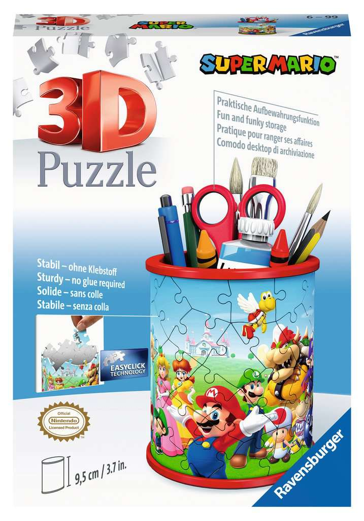 Puzzle 3D -54 Piezas Lapicero -Super Mario- Ravensburger