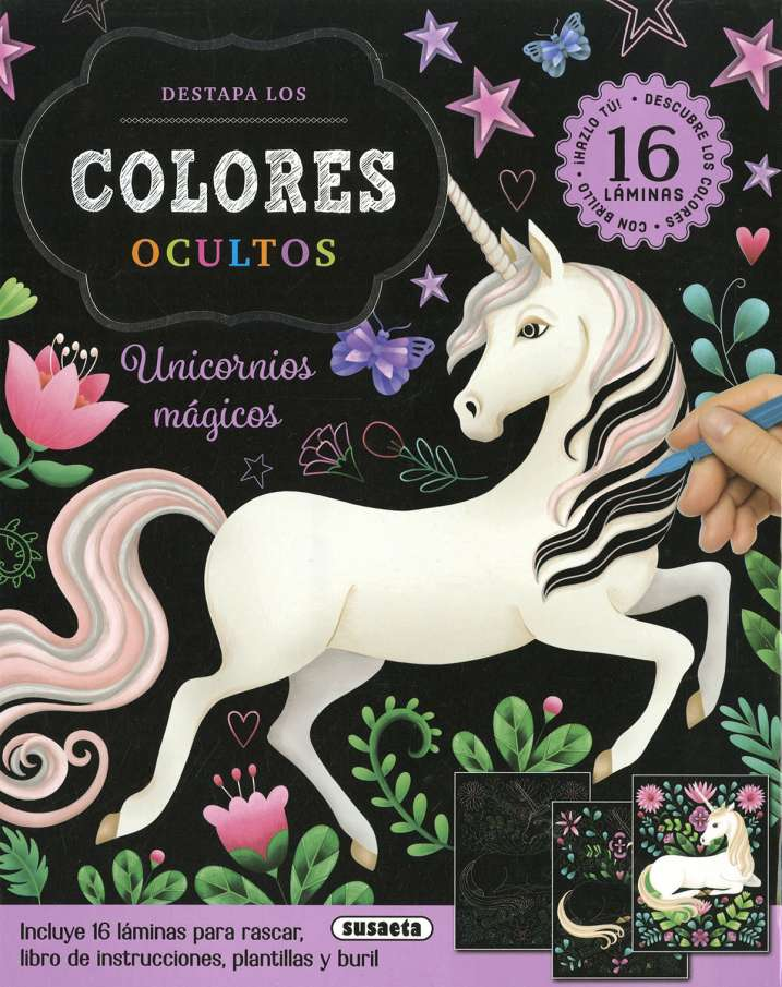 Colores Ocultos -Unicornios Mágicos- Susaeta Ediciones