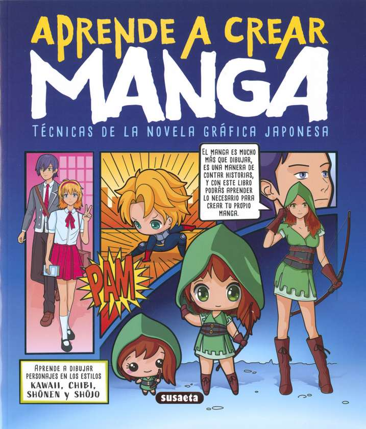 Aprende a Crear Manga - Susaeta Ediciones