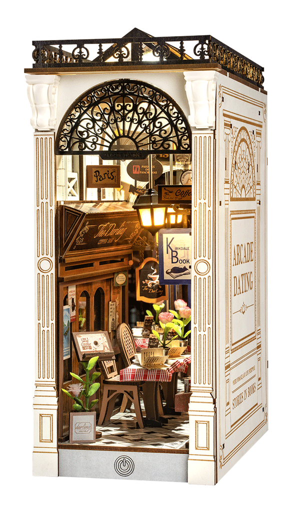 Kit Diorama Book Nook Librería -Arcade Dating- Rolife Robotime