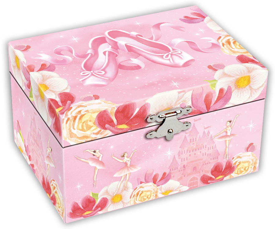 Caja Joyero Musical -Zapatillas Bailarina-