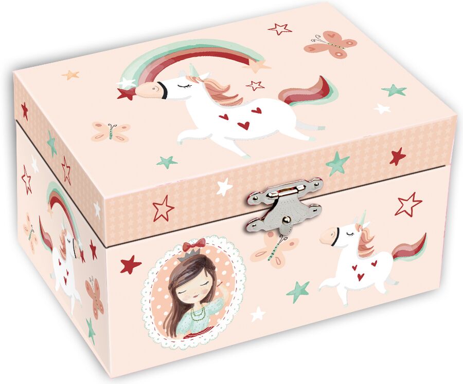 Caja Joyero Musical -Unicornio-